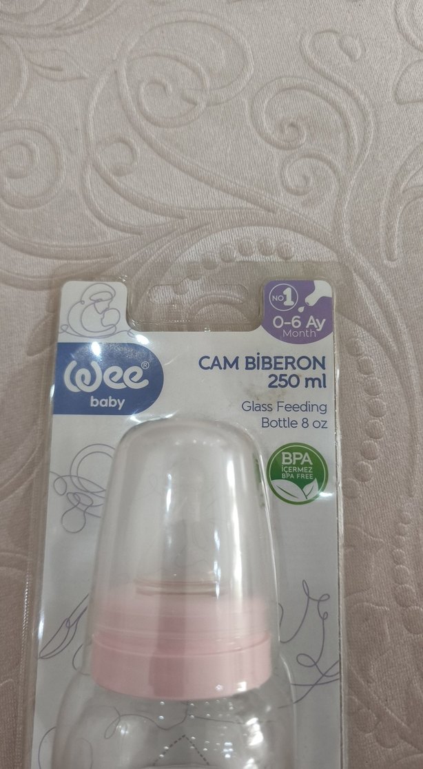 Wee Baby 250 ml Cam Bebek Biberonu No:1 
0-6 ay - Görsel 2