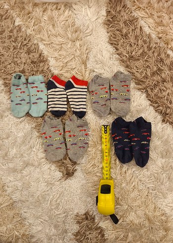 5 çift erkek bebek patik çorap - Görsel 4