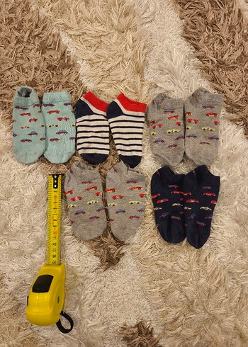 5 çift erkek bebek patik çorap - Görsel 3