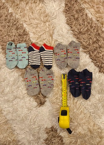 5 çift erkek bebek patik çorap - Görsel 2