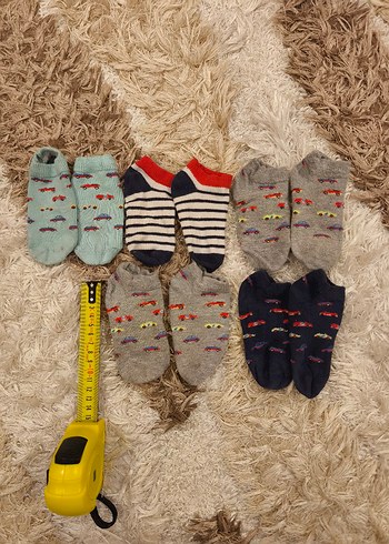 5 çift erkek bebek patik çorap - Görsel 6