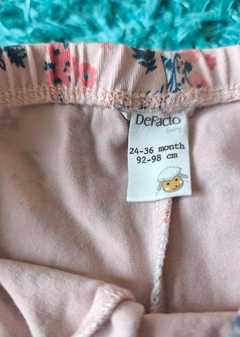 2 adet LCW/DEFACTO 24-36 ay kız çocuk alt - Görsel 7