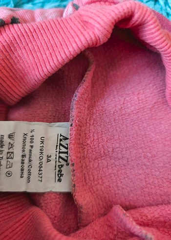 3 yaş 3 iplik kalın şardonlu eşofman alt - Görsel 2