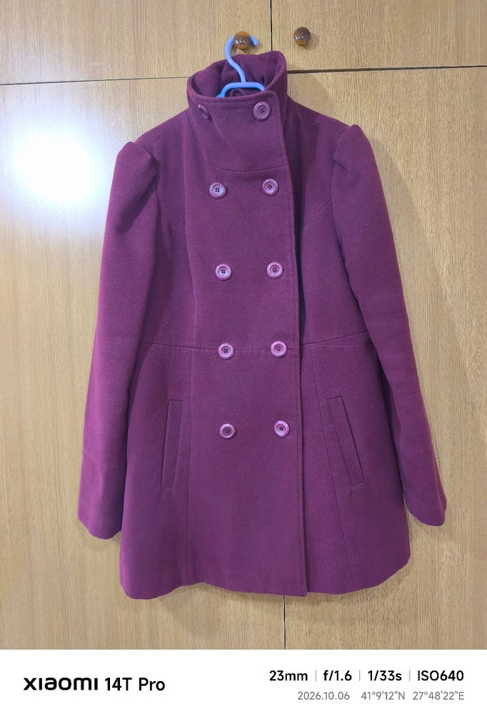 Defacto Kaşe Kaban Kadın XL — görsel 5/21
