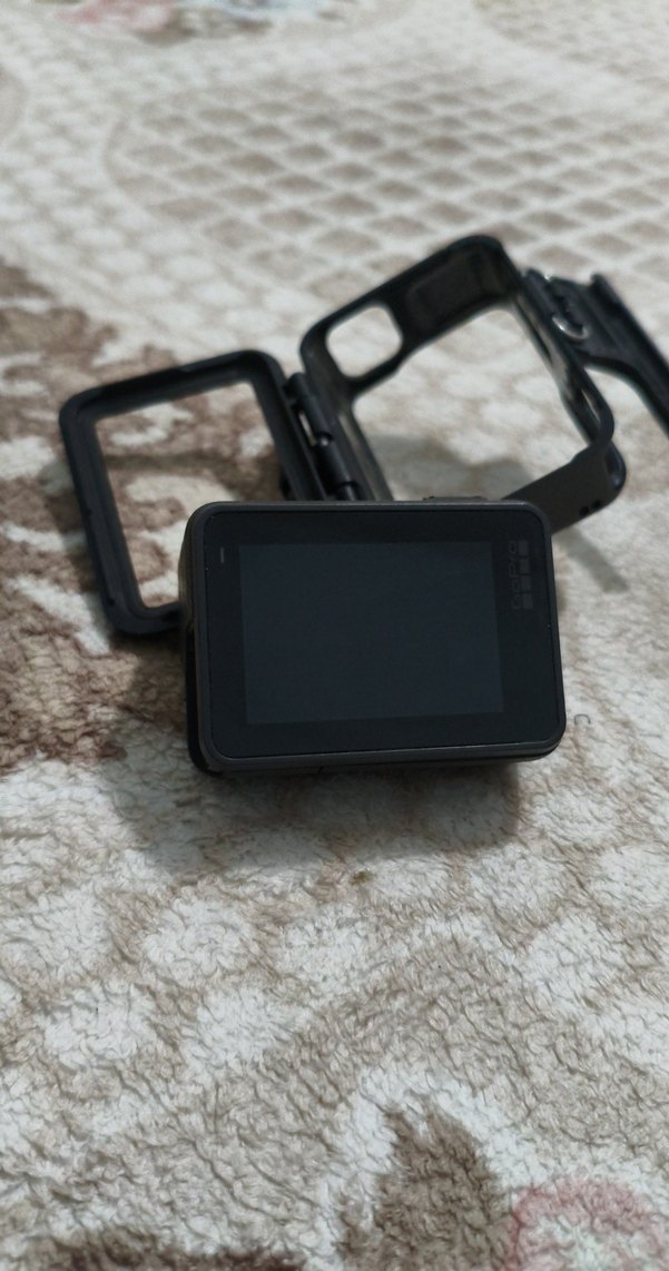 Siyah GoPro Aksiyon Kamerası - Görsel 2