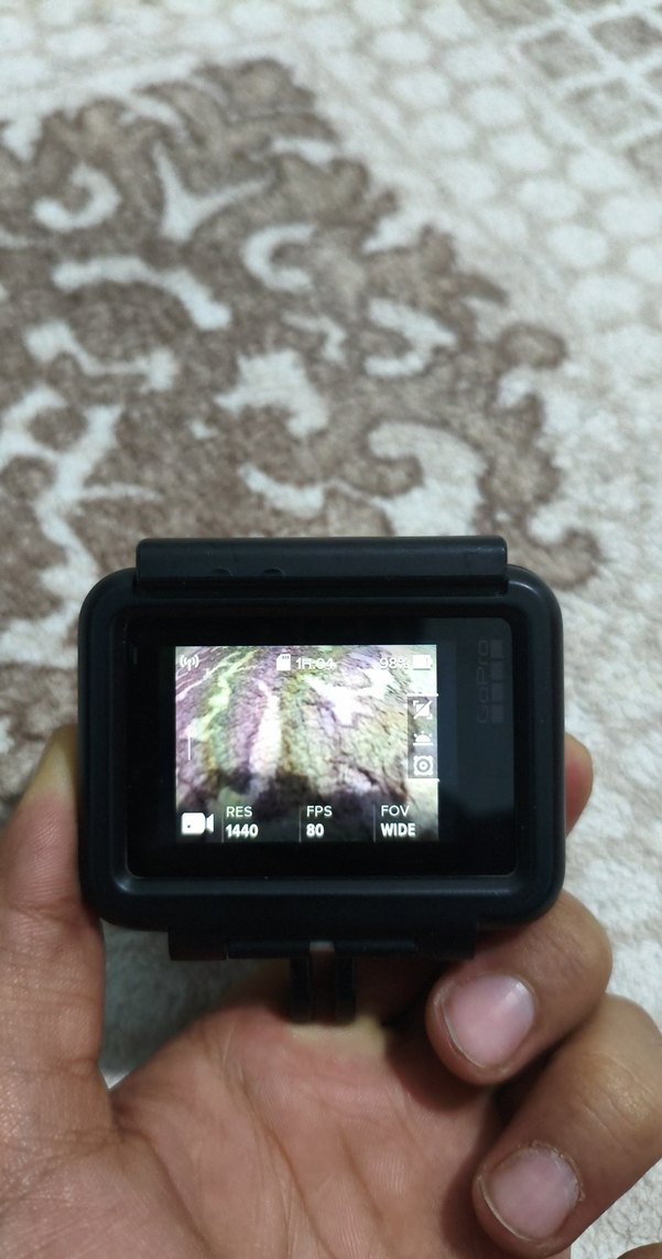 Siyah GoPro Aksiyon Kamerası - Görsel 3