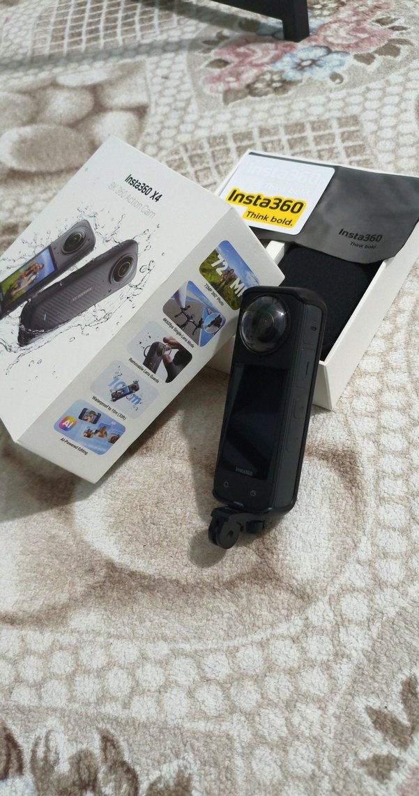 Insta360 X4 Siyah Aksiyon Kamerası - Görsel 3