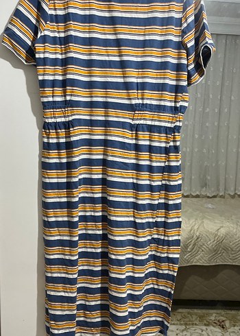 Primark Çizgili Rahat Kesim Kadın Elbise