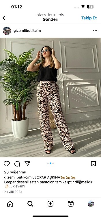 Fred Perry Leopar pantolon