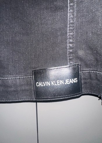 s Beden siyah Renk Siyah Düğmeli Midi Denim Ceket