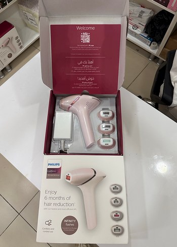 Philips Lazer Epilasyon Cihazı 4 başlıklı sonsuz atışlı