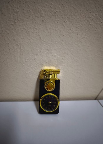 Altın Renkli Saatli Çakmak - Görsel 3