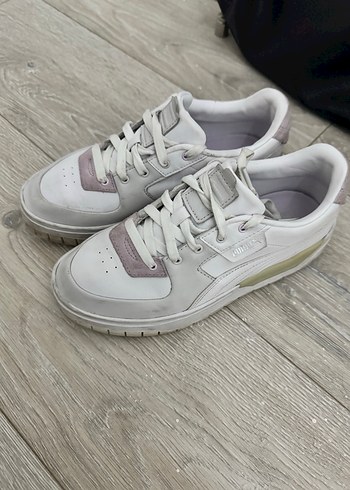 38 Beden Kadın Beyaz Puma Platform Spor Ayakkabı