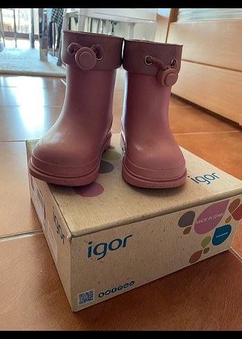 Igor Kız Çocuk Pembe Lastik Bot