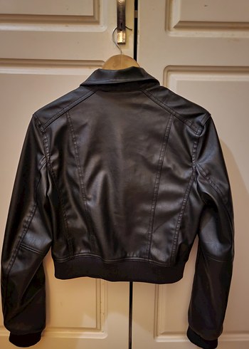 Bershka deri ceket - Görsel 2