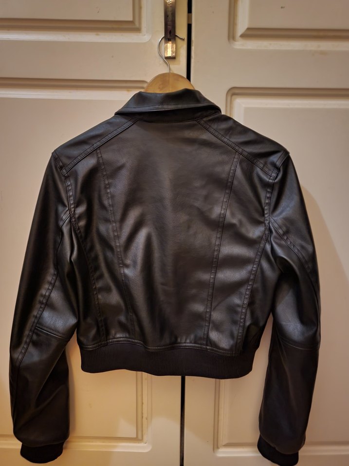 Bershka deri ceket - Görsel 2