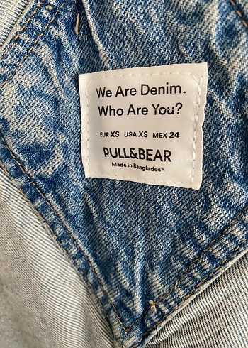 Pull and Bear Kot Kadın Uzun Bol Kesim Tulum