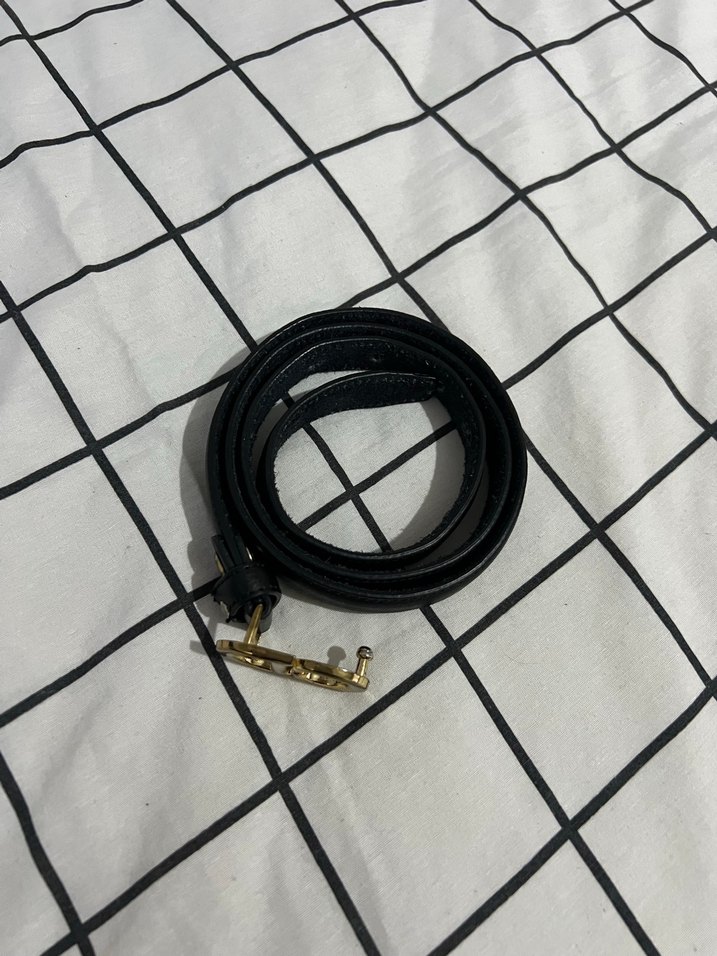 Siyah Deri Tokalı Kadın Kemer - Görsel 3