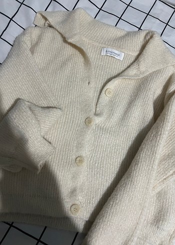 Bej Stradivarius Örgü Kadın Kazak - Görsel 3