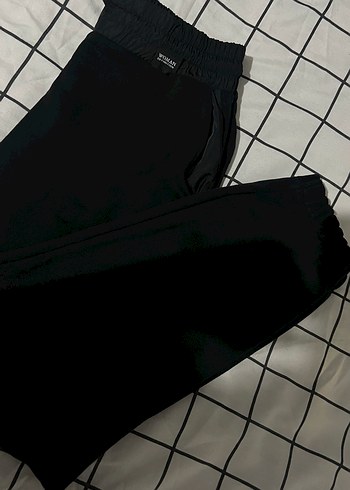 Kadın Siyah Midi Alt Üst Eşofman takımı - Görsel 3