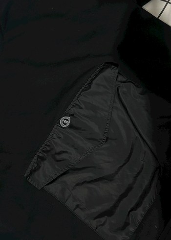 Kadın Siyah Midi Alt Üst Eşofman takımı - Görsel 2