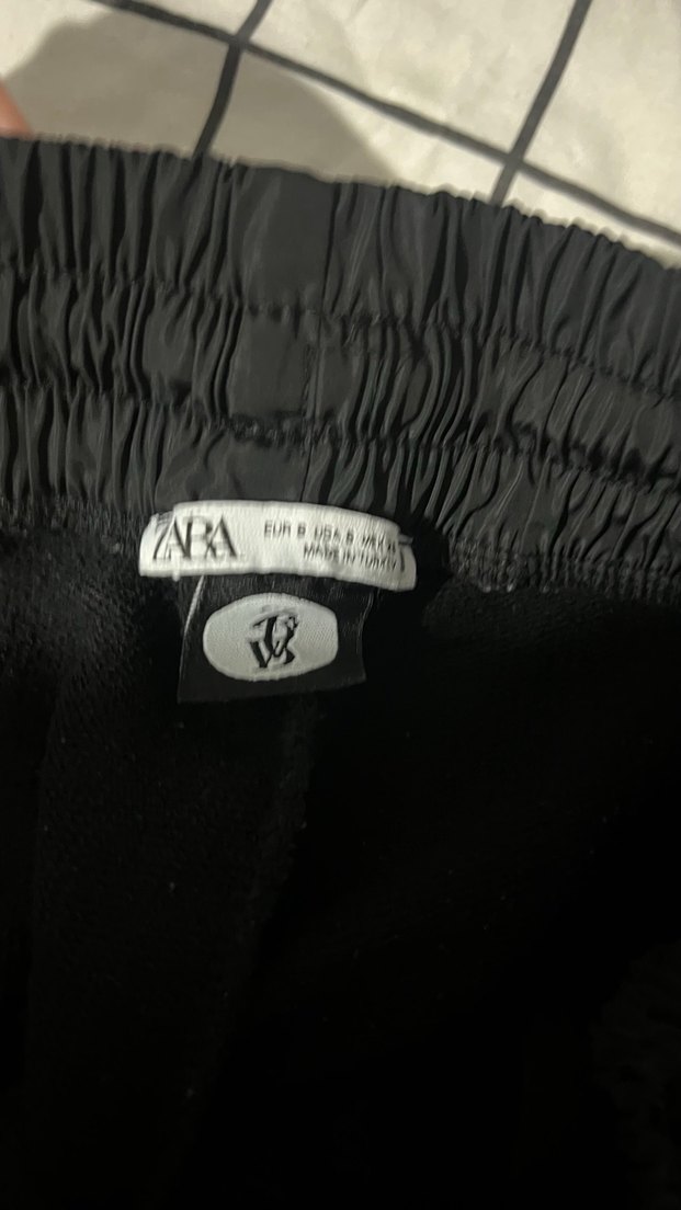 Kadın Siyah Midi Alt Üst Eşofman takımı - Görsel 4