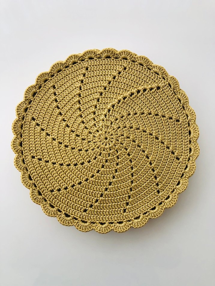 Gold Nakışlı Bohem Tabak Altlığı - Görsel 2