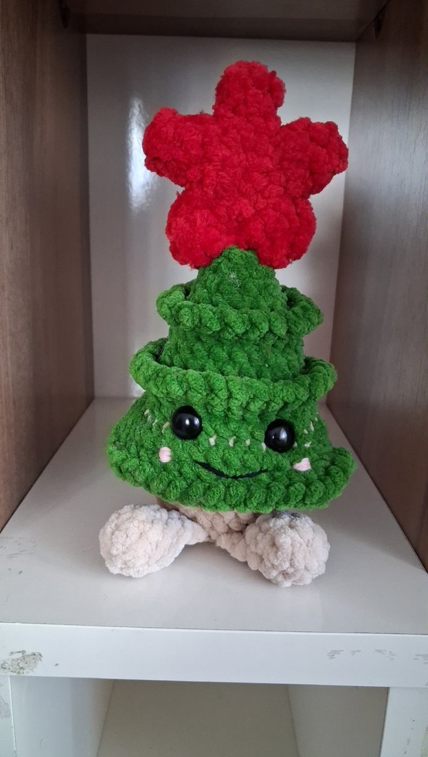 Renkli Peluş Yılbaşı Ağacı Oyuncak - Görsel 3