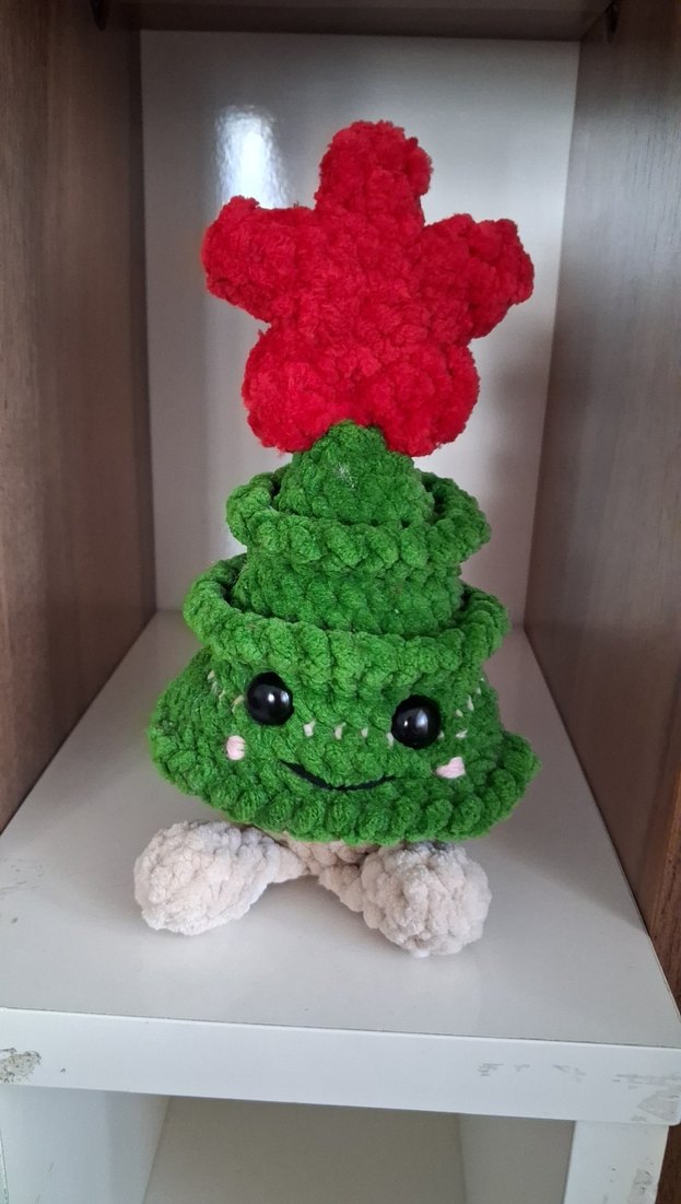 Renkli Peluş Yılbaşı Ağacı Oyuncak - Görsel 2