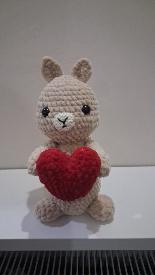 kalp tutan sincap Peluş Oyuncak - Görsel 2