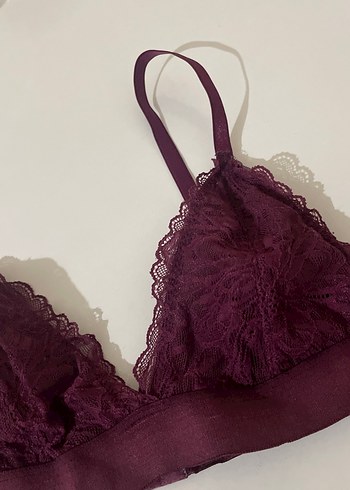 Mürdüm Dantel Bohem Bralet