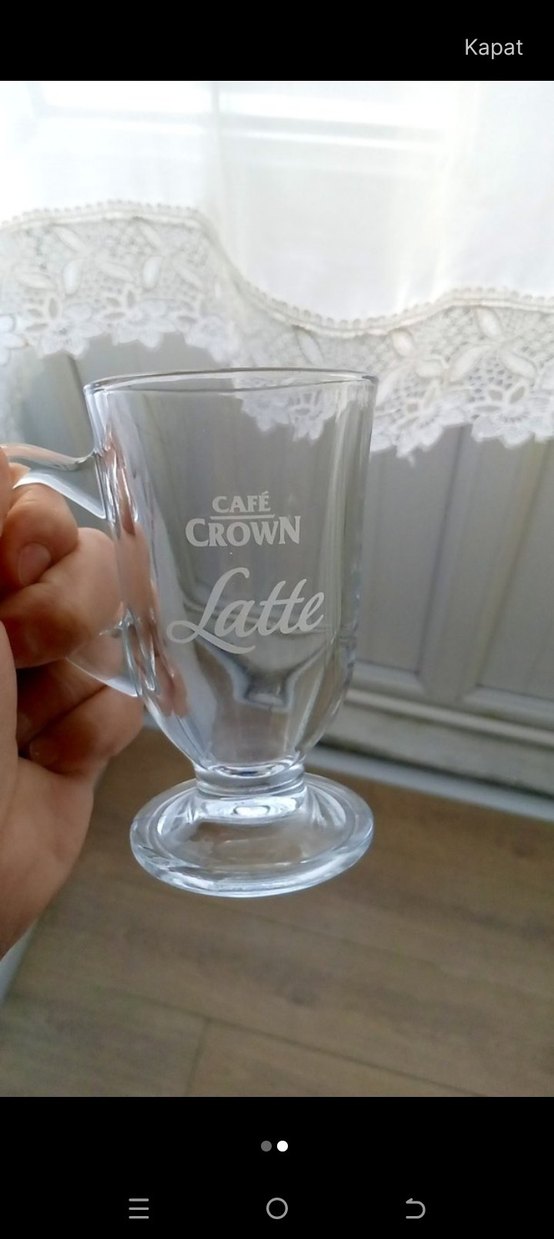 Cam Latte Bardak Seti 3lu - Görsel 2