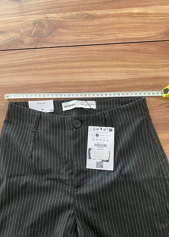 s Beden gri Renk BERSHKA kumaş pantolon