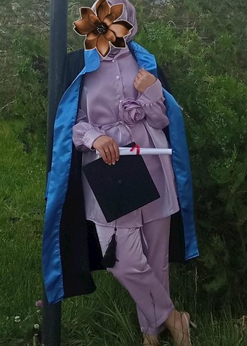 pantolon tunik ikili takım - Görsel 2