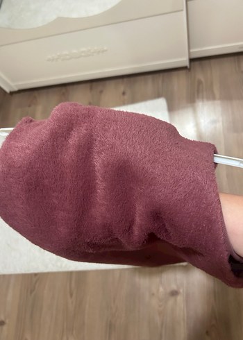 Siyah Kürklü Kadın Yün Bere - Görsel 2