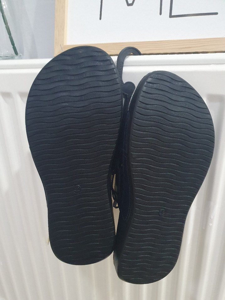 Erkek Mavi Velcro Detaylı Rahat Terlik - Görsel 3