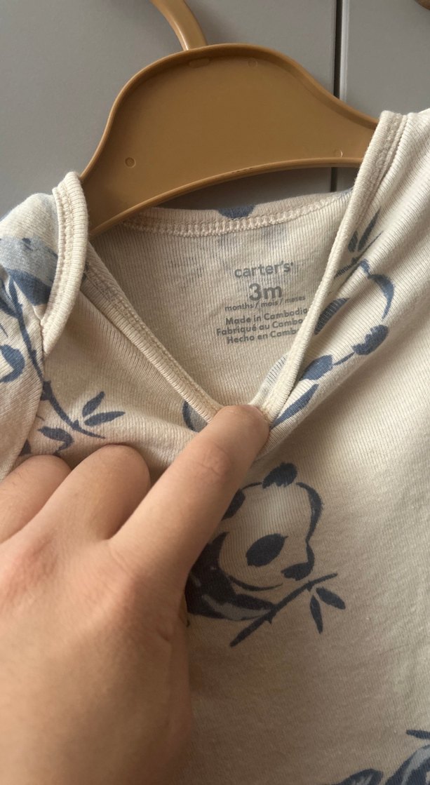 Carters Bebek Kısa Kollu Baskılı Pamuk Body - Görsel 2