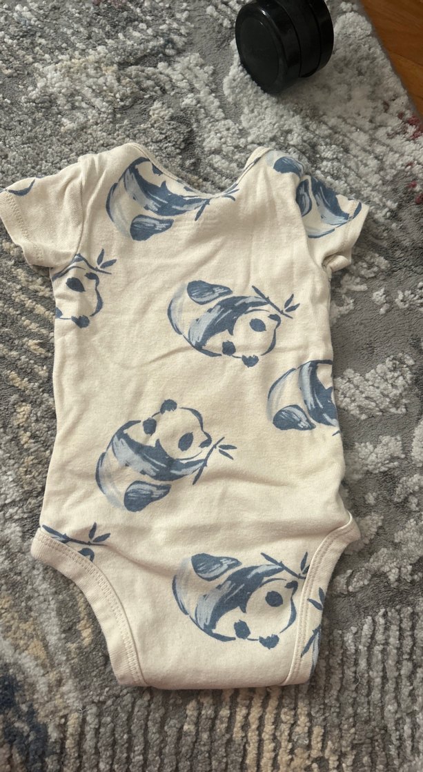 Carters Bebek Kısa Kollu Baskılı Pamuk Body - Görsel 3