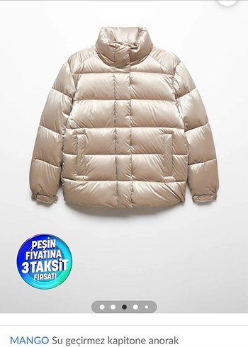 s Beden ten rengi Renk Mango şişme mont