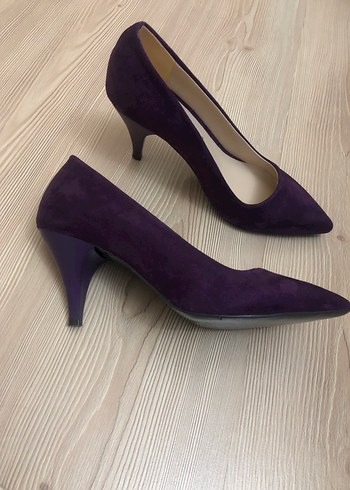 Diğer Kadın Mor Süet Stiletto Topuklu Ayakkabı