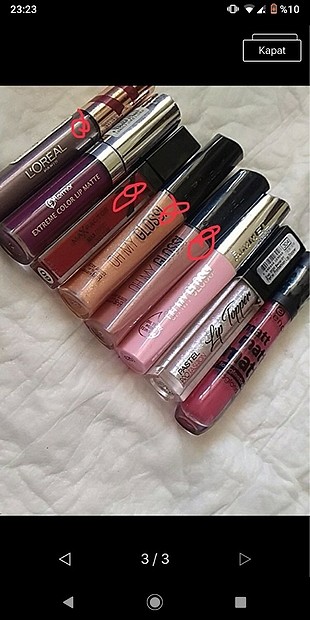 L'Oréal Paris farklı lipglosslar
