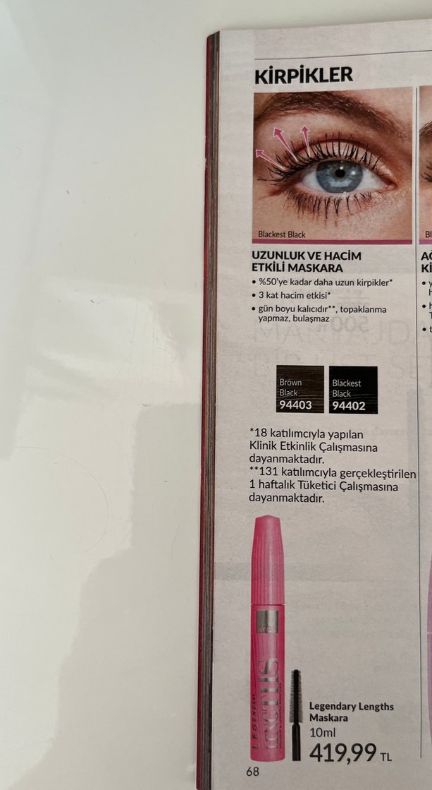 Parlak Pembe Maskara - Görsel 3