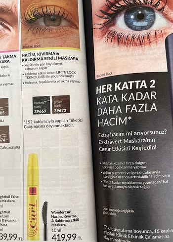Avon Wonder Curl Maskara Sarı - Görsel 3