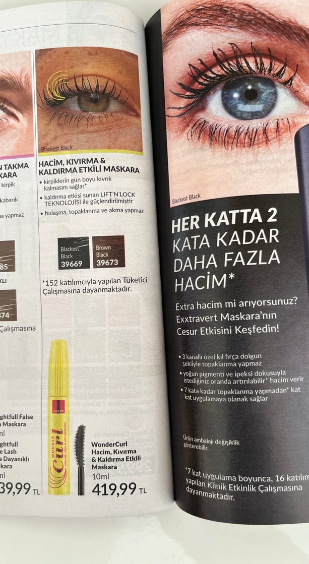 Avon Wonder Curl Maskara Sarı - Görsel 3