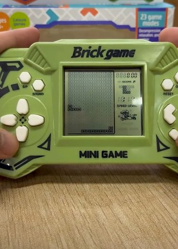 Yeşil Mini Brickgame El Konsolu