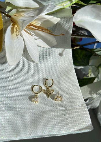 Çelik küpe seti - Görsel 2