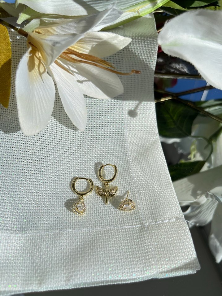 Çelik küpe seti - Görsel 2