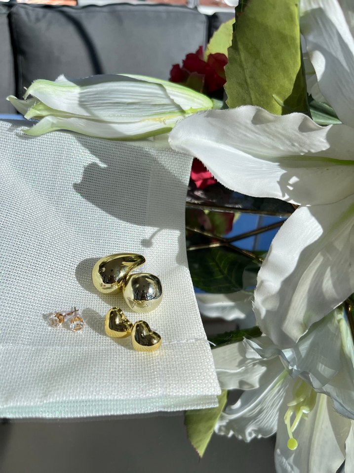 Çelik küpe seti - Görsel 2