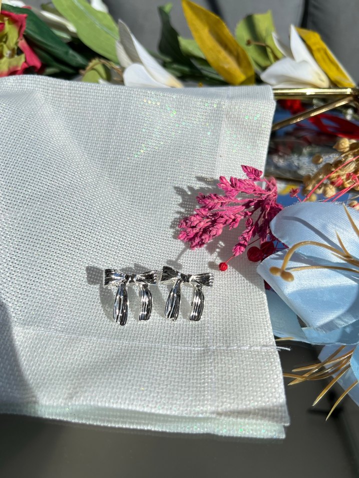 Fiyonklu küpe - Görsel 2