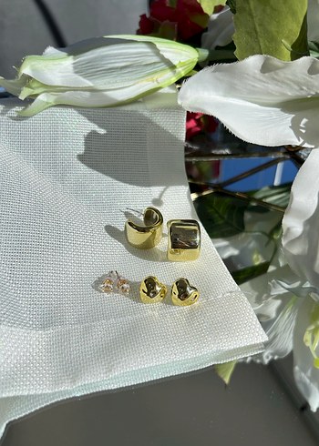 Çelik küpe seti - Görsel 2